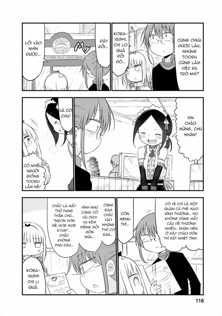 cuộc sống trả ơn của nàng rồng tohru! chapter 47: \"tooru và quán cà phê hầu gái\" - Trang 2